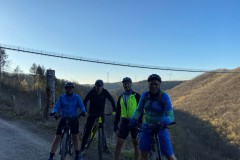 Freitagabend leere Brücke